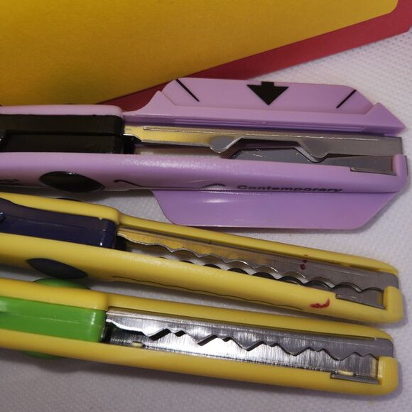 Fiskars Contemporary Corner Edger Scissor/Rocky &Scallop Craft Smart Paper Edger - Picture 2 of 16